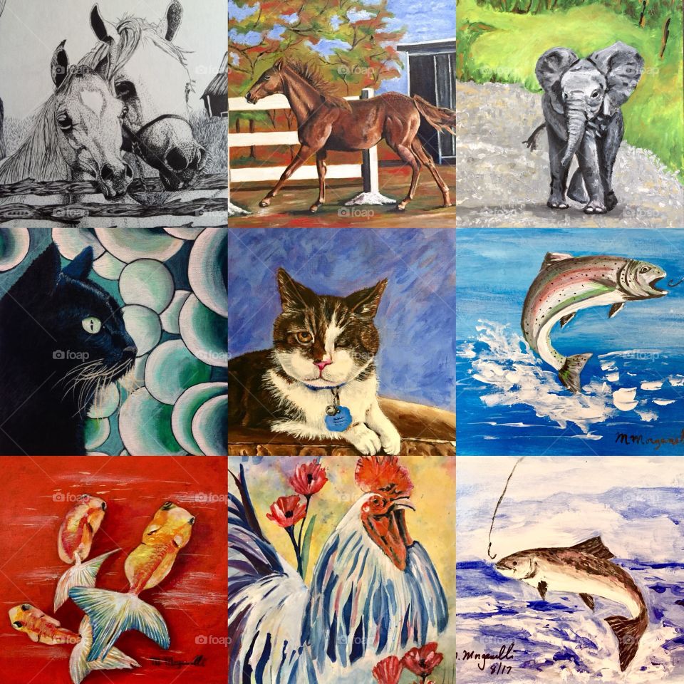 Animal paintings