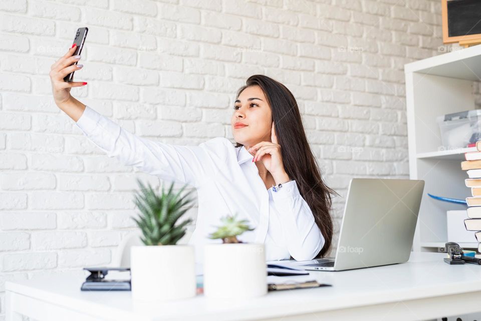 woman using smartphone