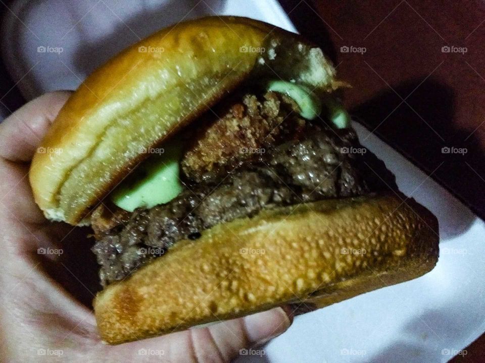 handmade burger