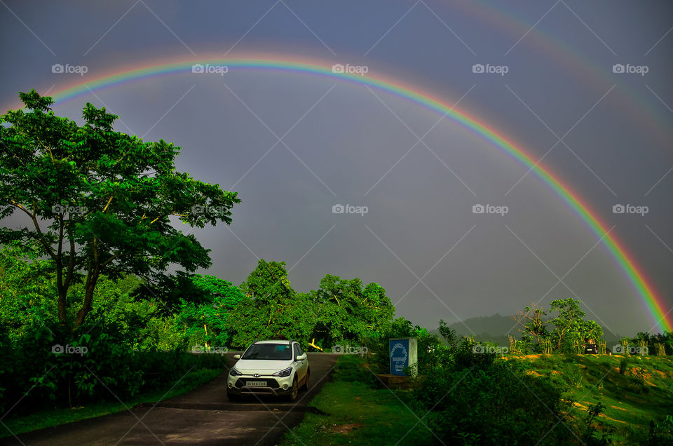 colourful rainbow