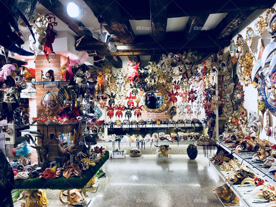 Venetian mask shop