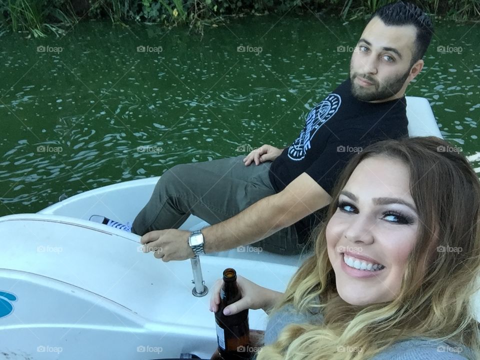 Outdoors, Man, Woman, Water, Leisure