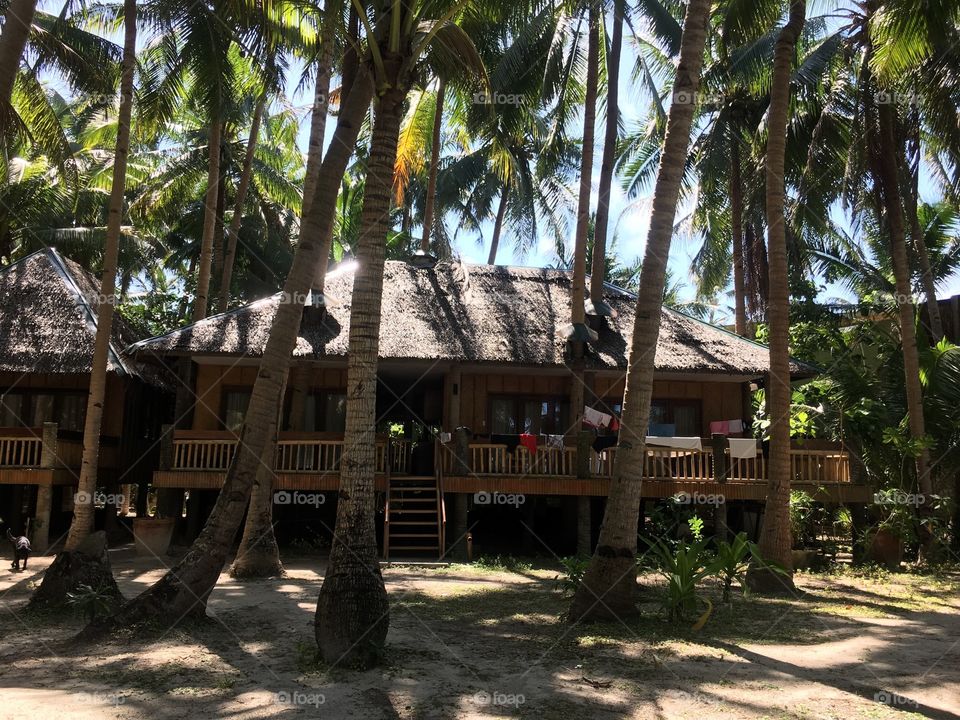 Beach resort in Philippines