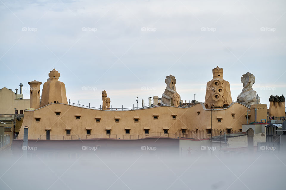 La Pedrera Chimney's