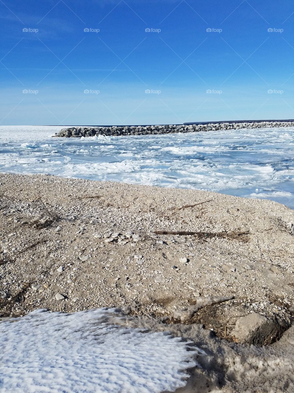 frozen lake