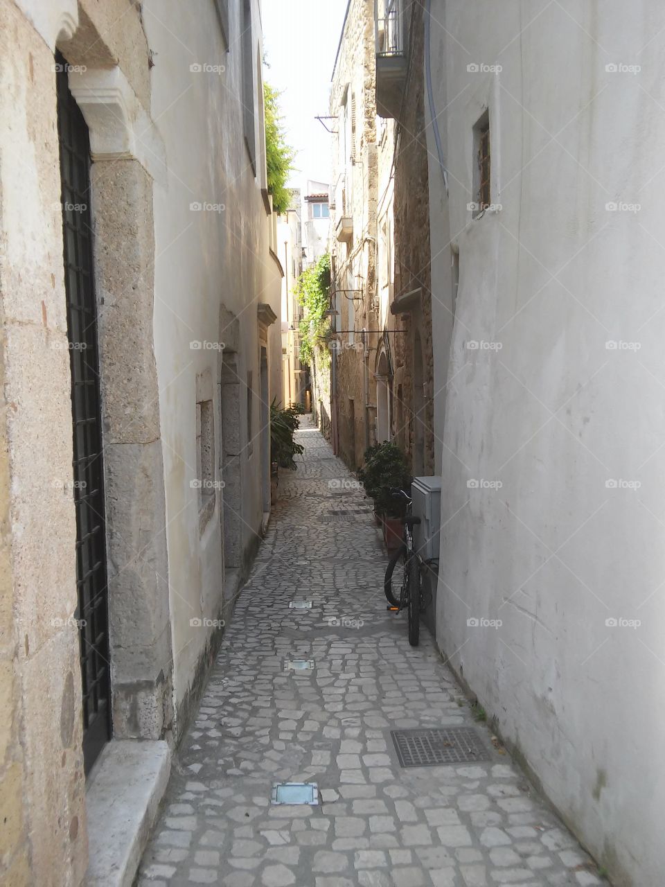 Street. Medieval quarter, Gaeta, Italy.