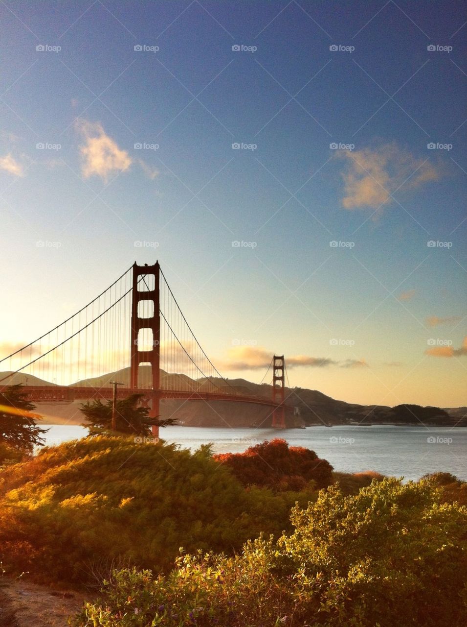 Dusk at the Golden Gate Bridge!