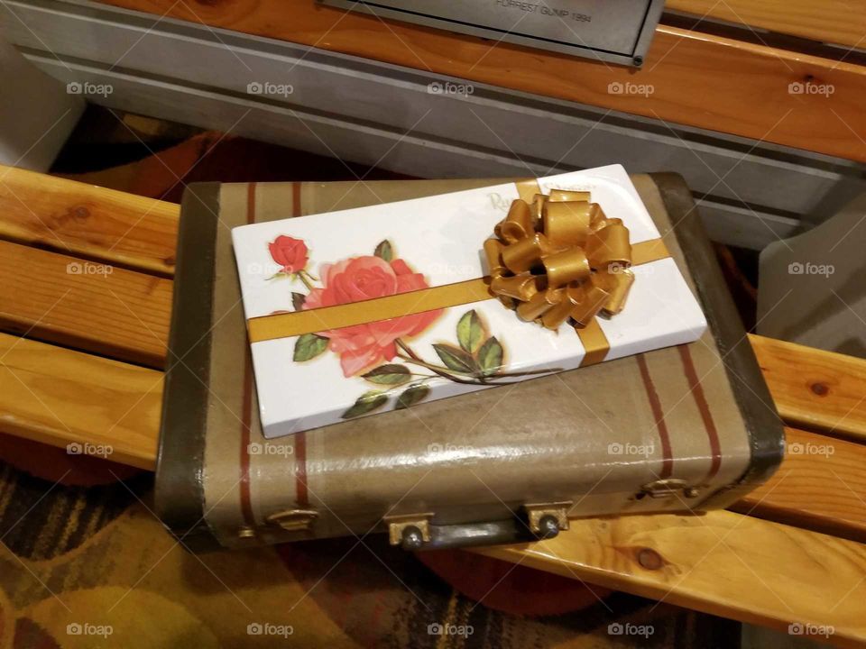 and a box of chocolates