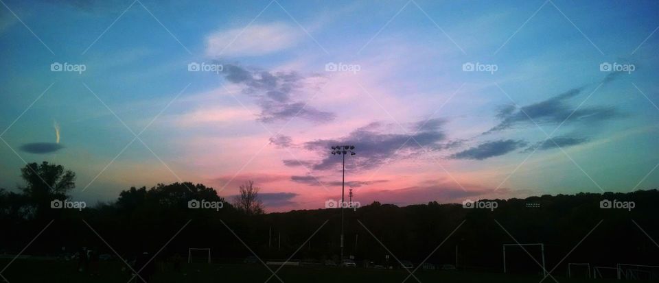 The Pitch. I took this pic in New Jersey at my son's soccer practice on 10/21/2015