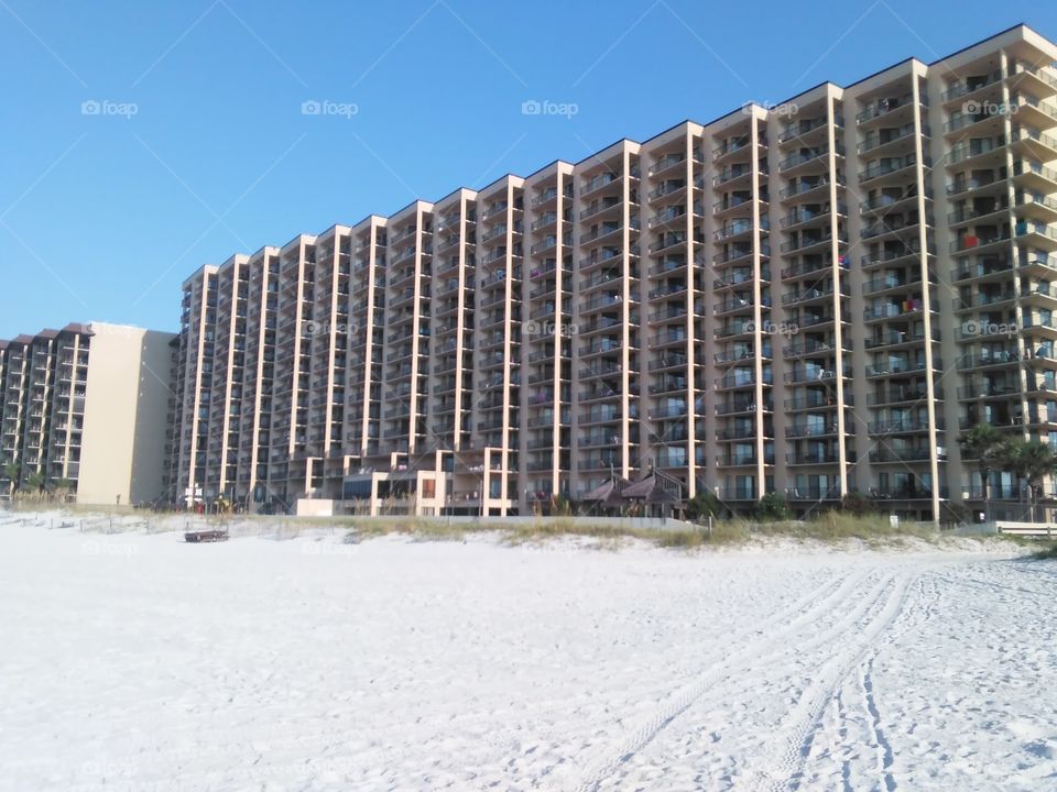 Hotel on the beach 