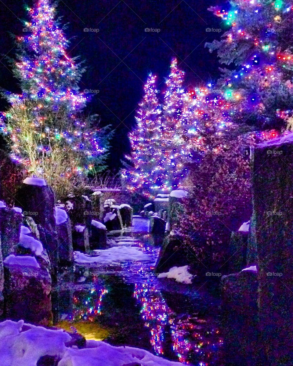 A December stroll through Whistler Village when the Christmas season is in full swing.