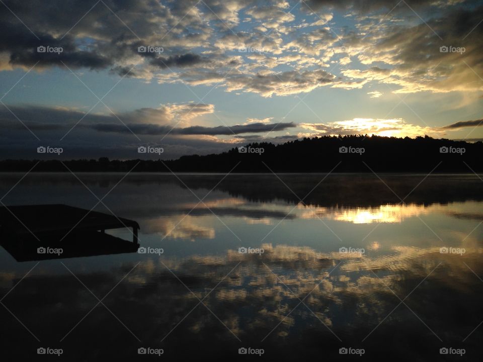 Sunrise over the Baltic Sea 