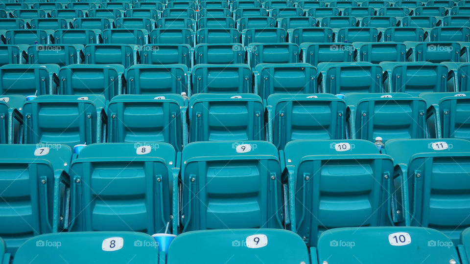 Empty seats Hard Rock Stadium Miami