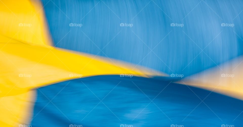 The flag of Sweden