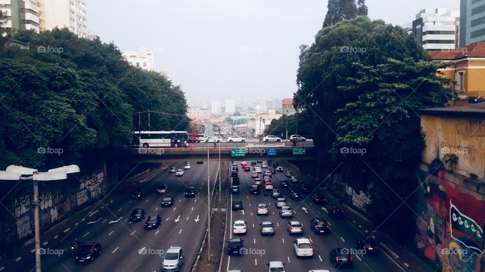 São Paulo traffic view