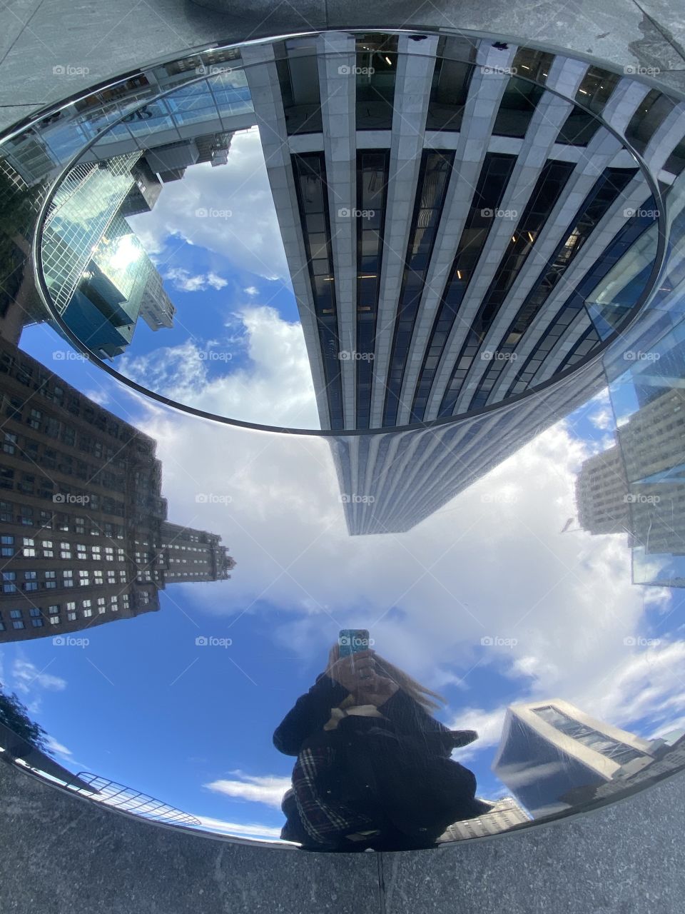 Reflection of the city