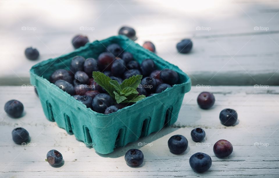 Blueberries from the garden 