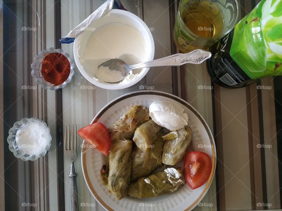 dolma with cabbage, Azerbaijani dishes