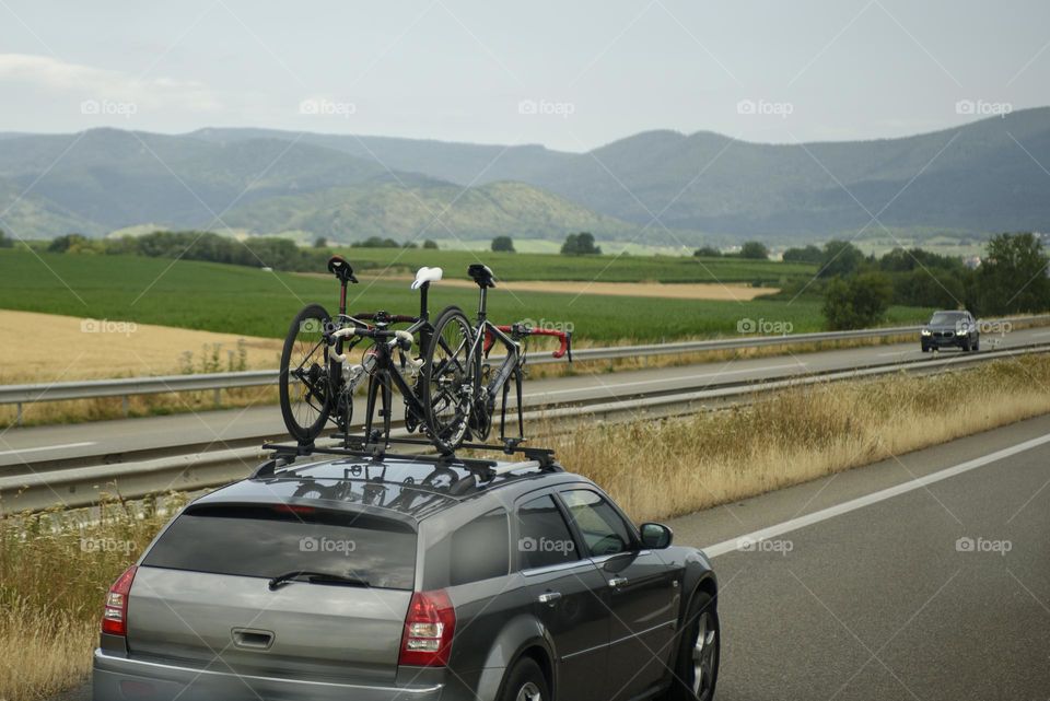 French roads.  Traveling France by car