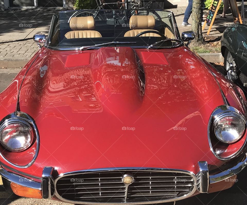 Vintage Car Show British Jaguars 