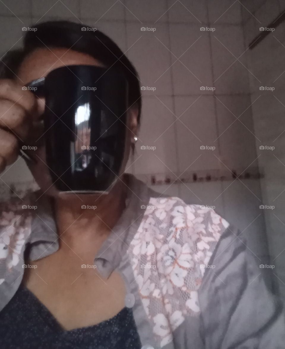 Tomando o café da tarde!