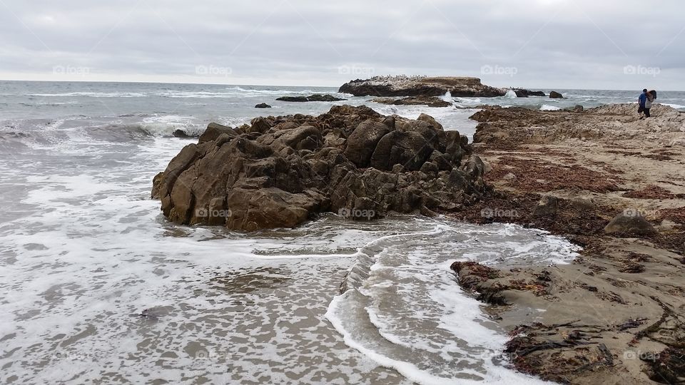 Rocky Pacific coast. Rocky Pacific coast