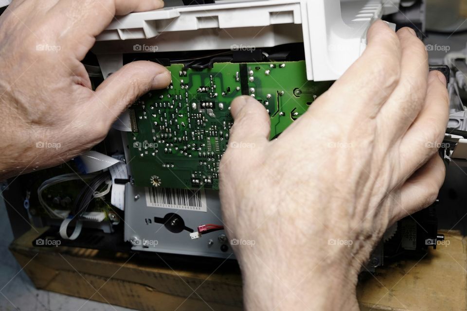 Repair of the copier