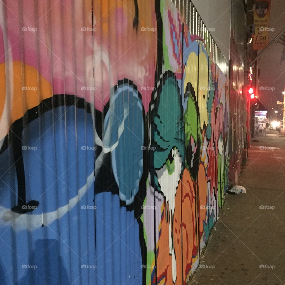 Multi Colored Graffiti