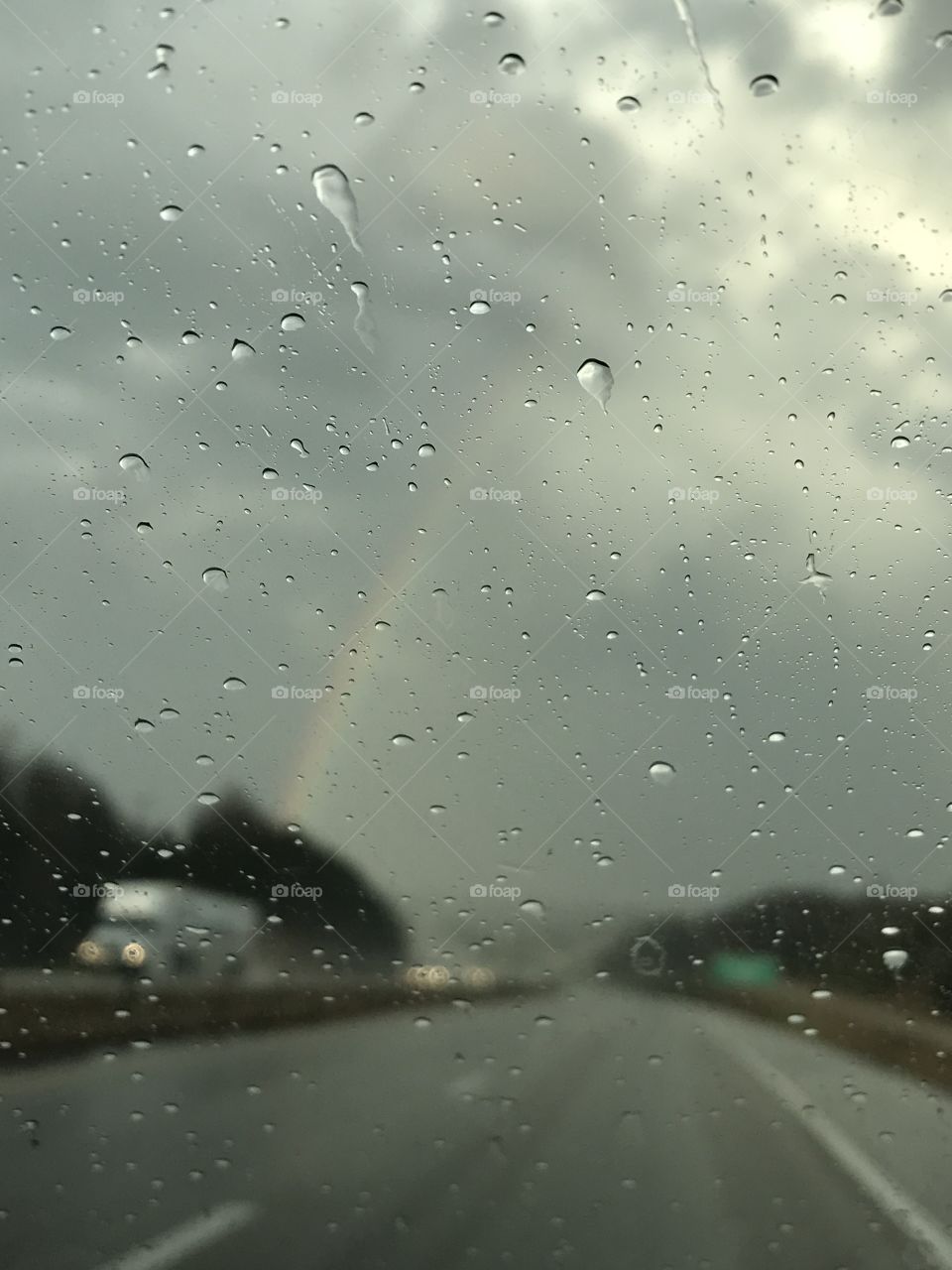Rainy rainbow days.