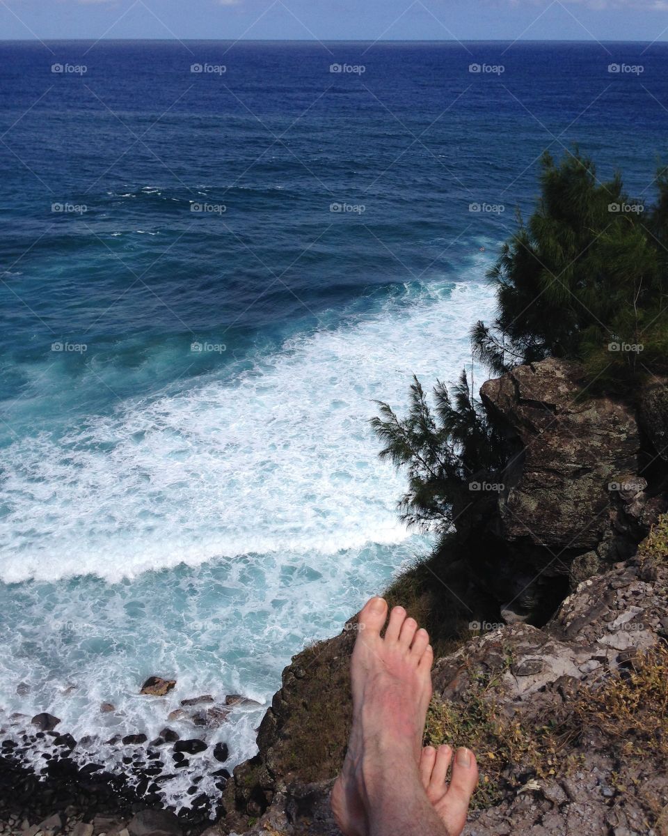 Ocean coastline