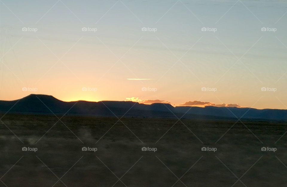 Sunset in Karoo