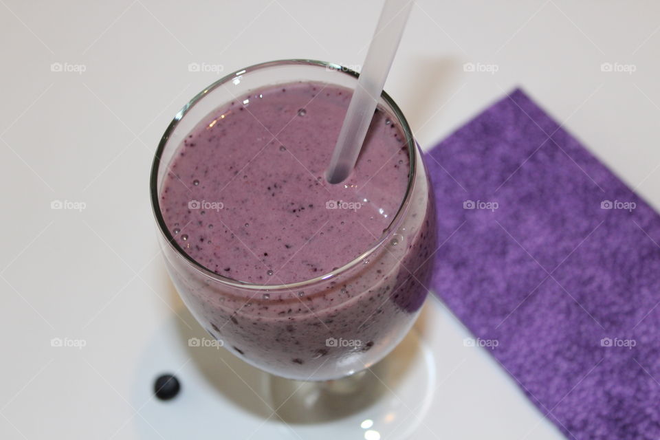 Blueberry Banana Smoothie 