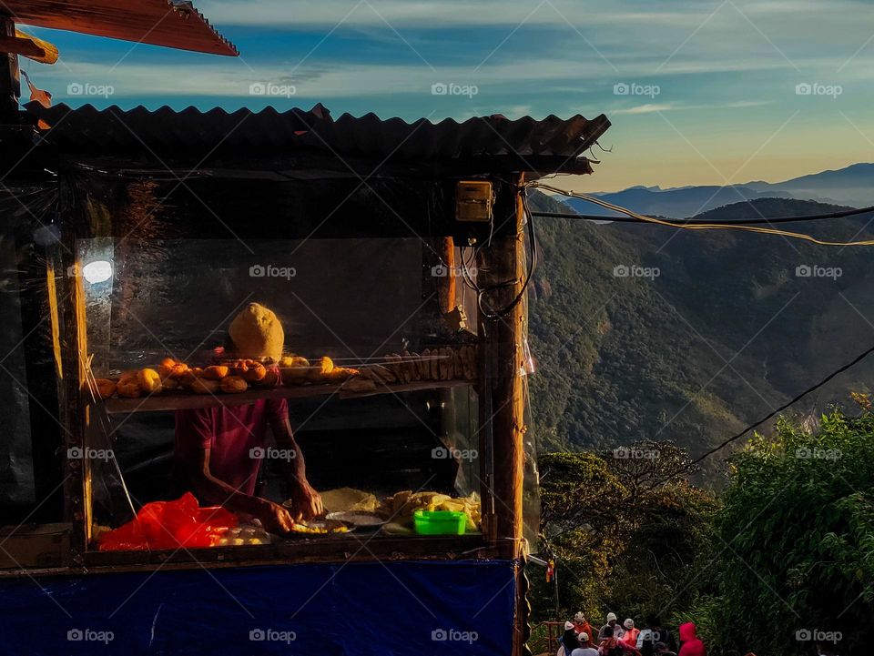 tea shop on the mountain