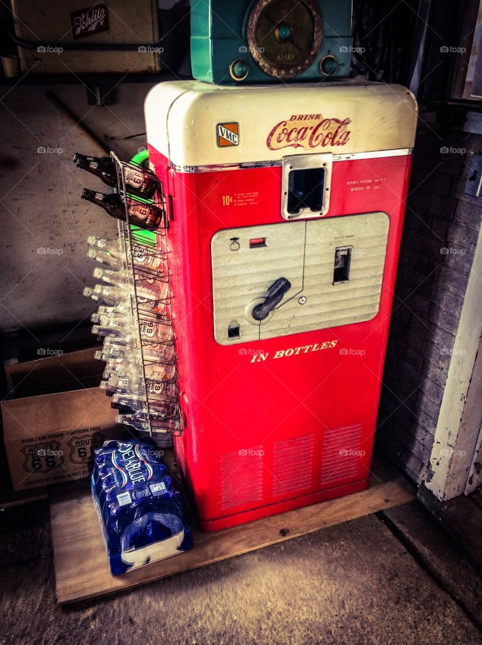 Vintage Coke machine