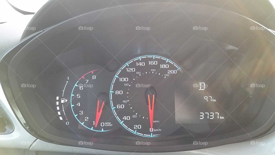 Dashboard Speedometer Odometer