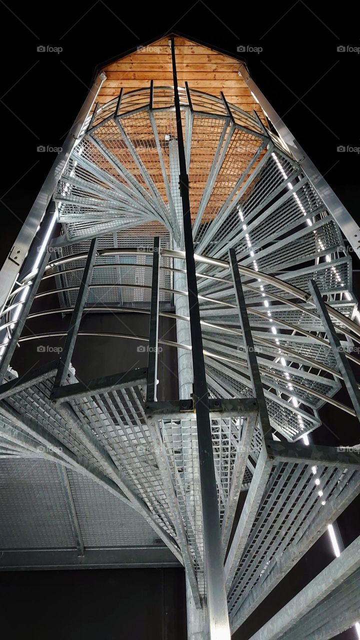Spiral staircase 🪜Bottom up view🪜
