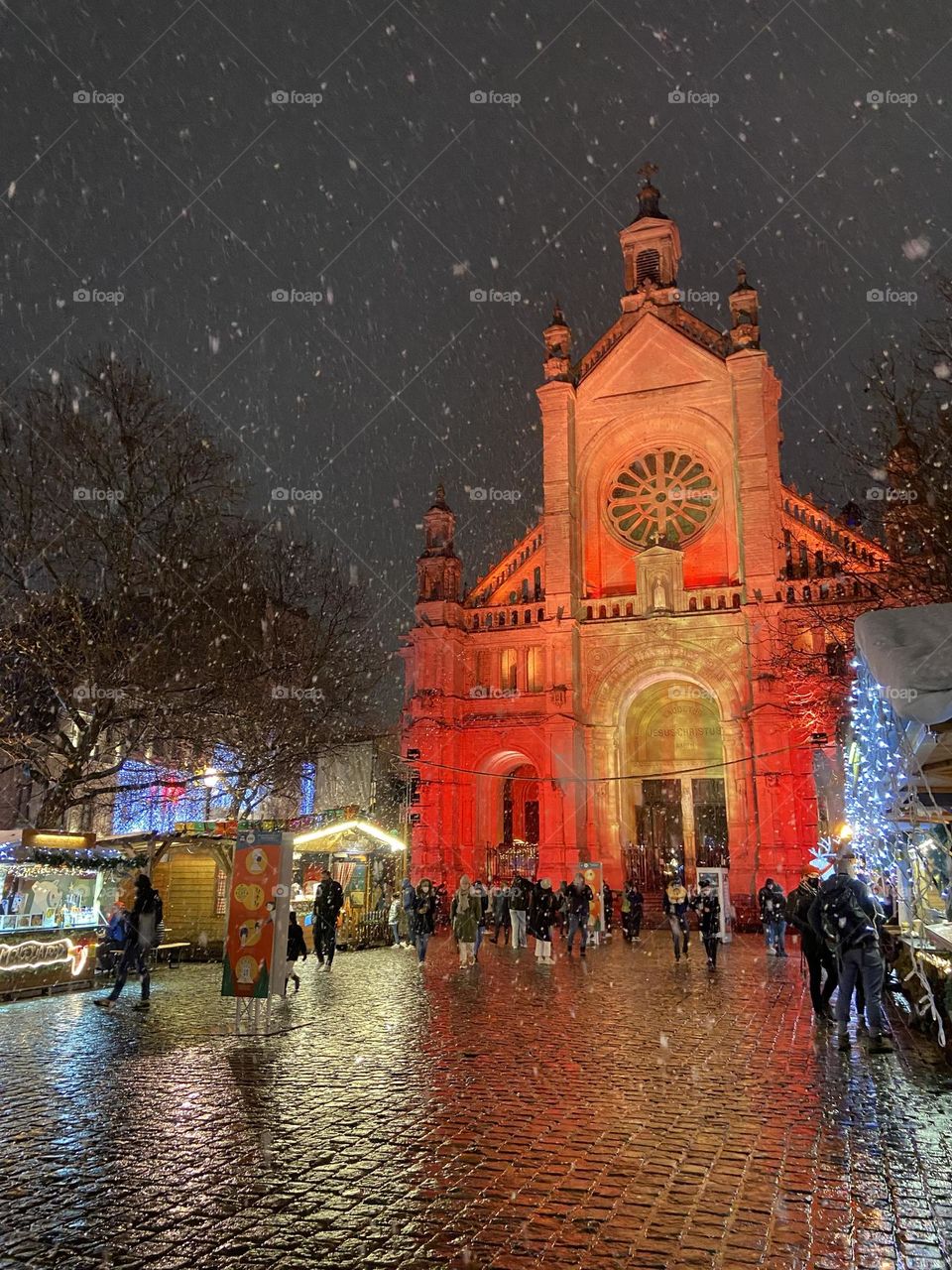 First 2022 snow in Belgium