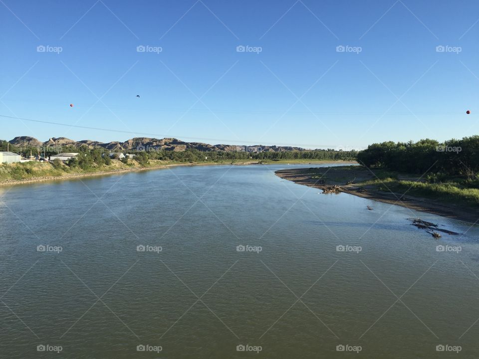 Water, River, Landscape, No Person, Tree