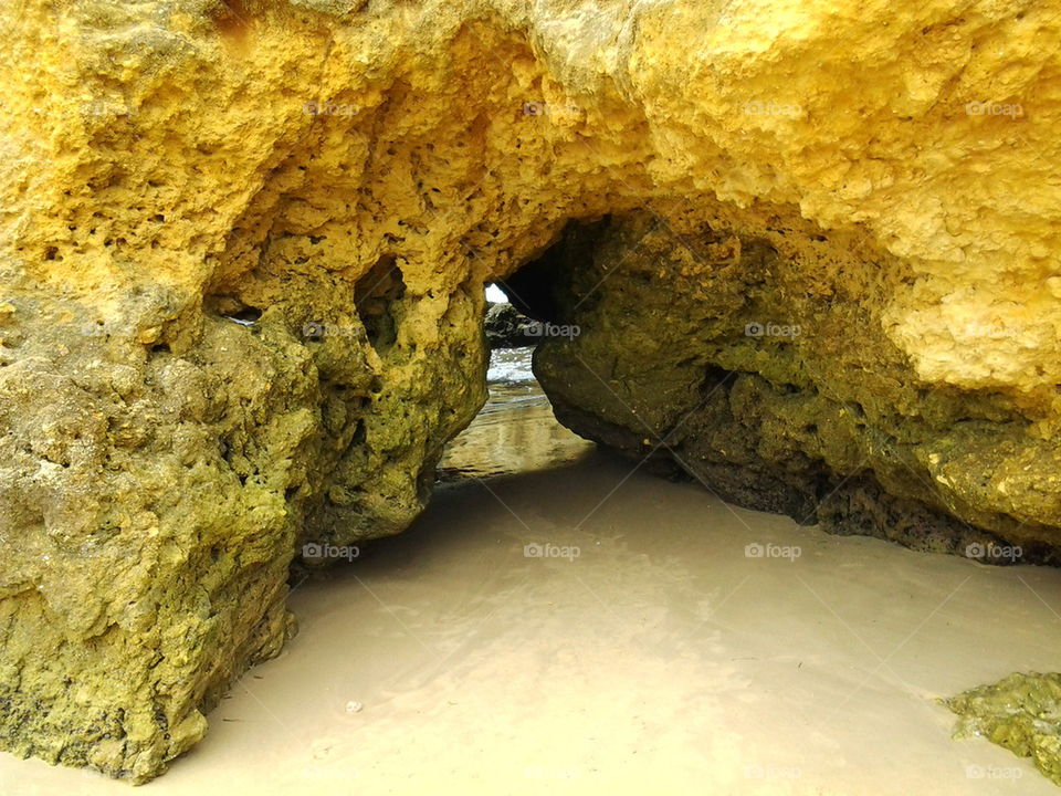 Cave on the beach