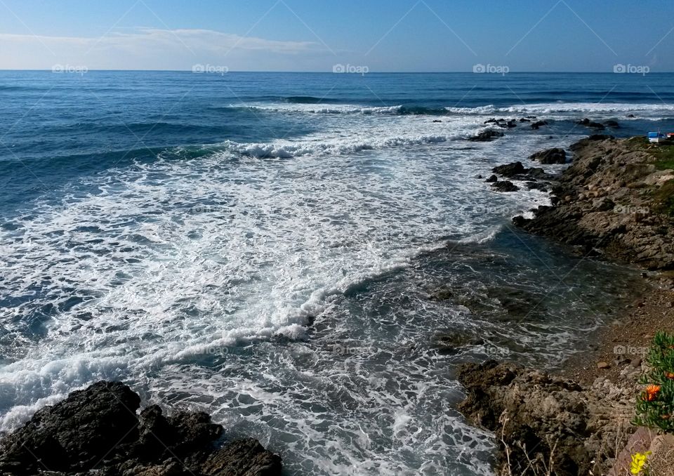 scenic view of mediterranean sea in North sardinia