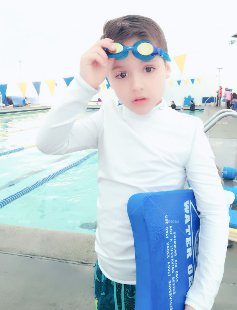 Getting ready for Special Olympics. Awareness Autism.