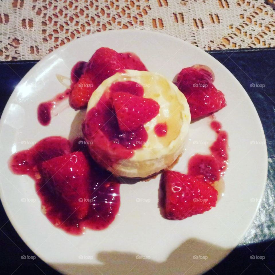 Scrumptious Strawberry cheesecake