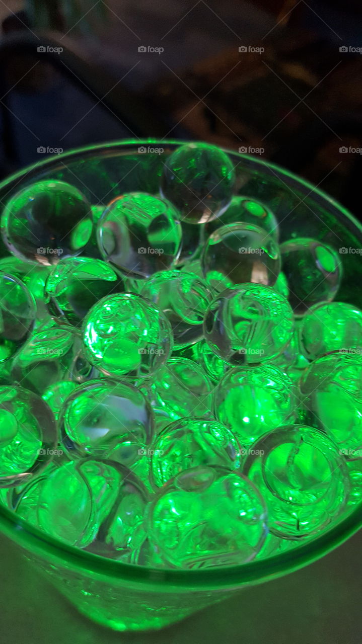 green bubbles