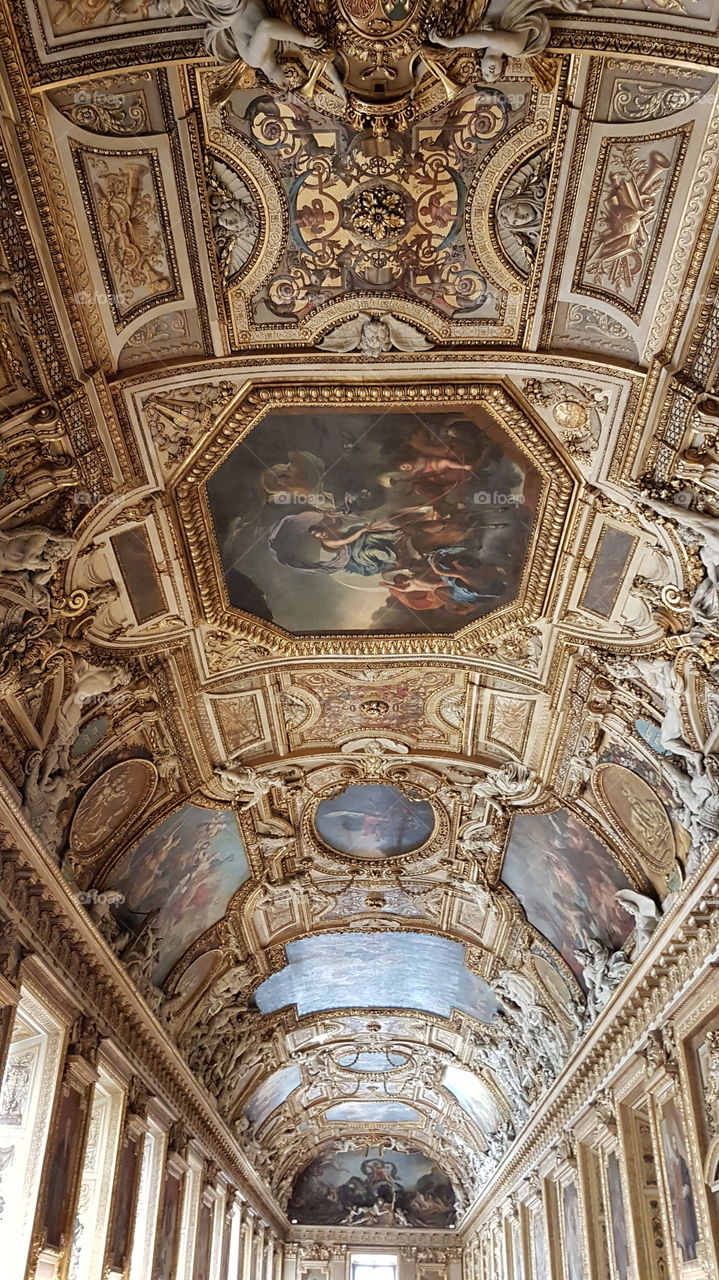 Ceiling in the Louvre