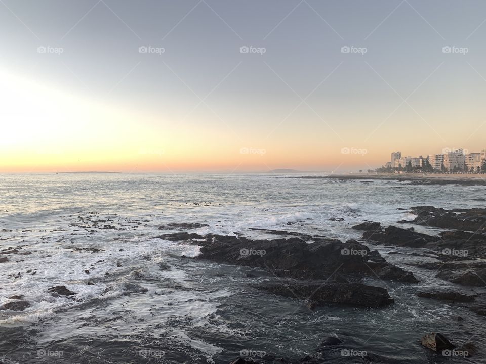 Sunset in Sea Point, Cape Town 