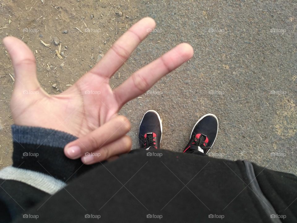 Rocking / Hand Gestures /  Two Fingers / Enjoying / Shoe Selfies / Random Clicked