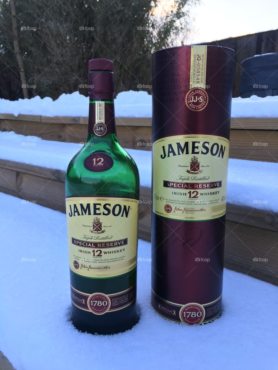 Jameson in the snow