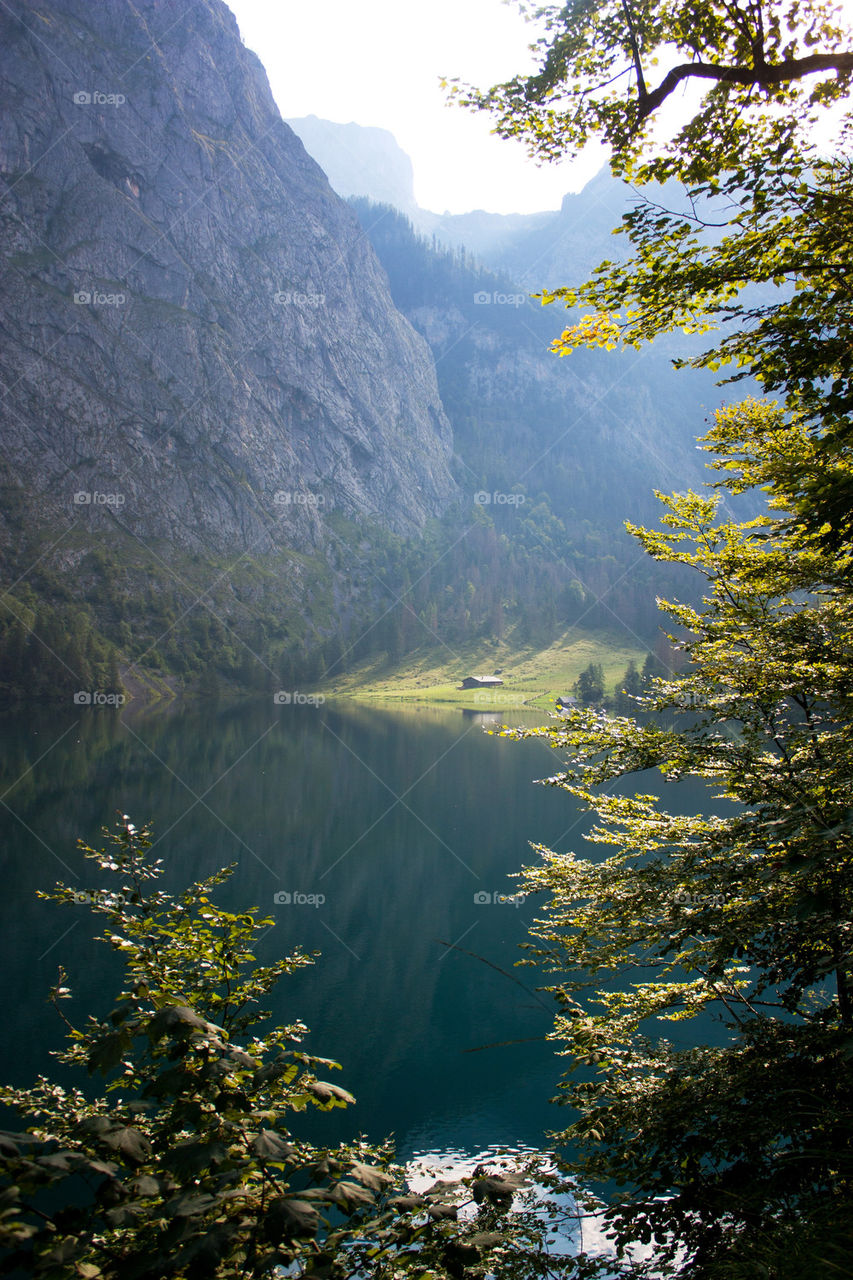 Idyllic lake