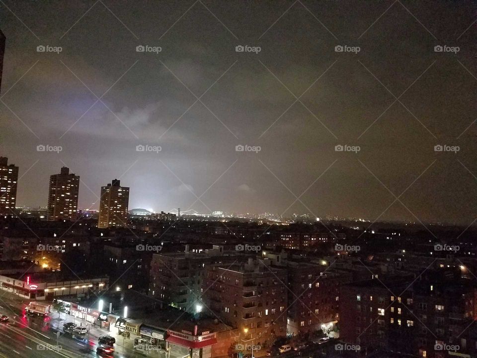 City, Dusk, Downtown, Evening, Travel