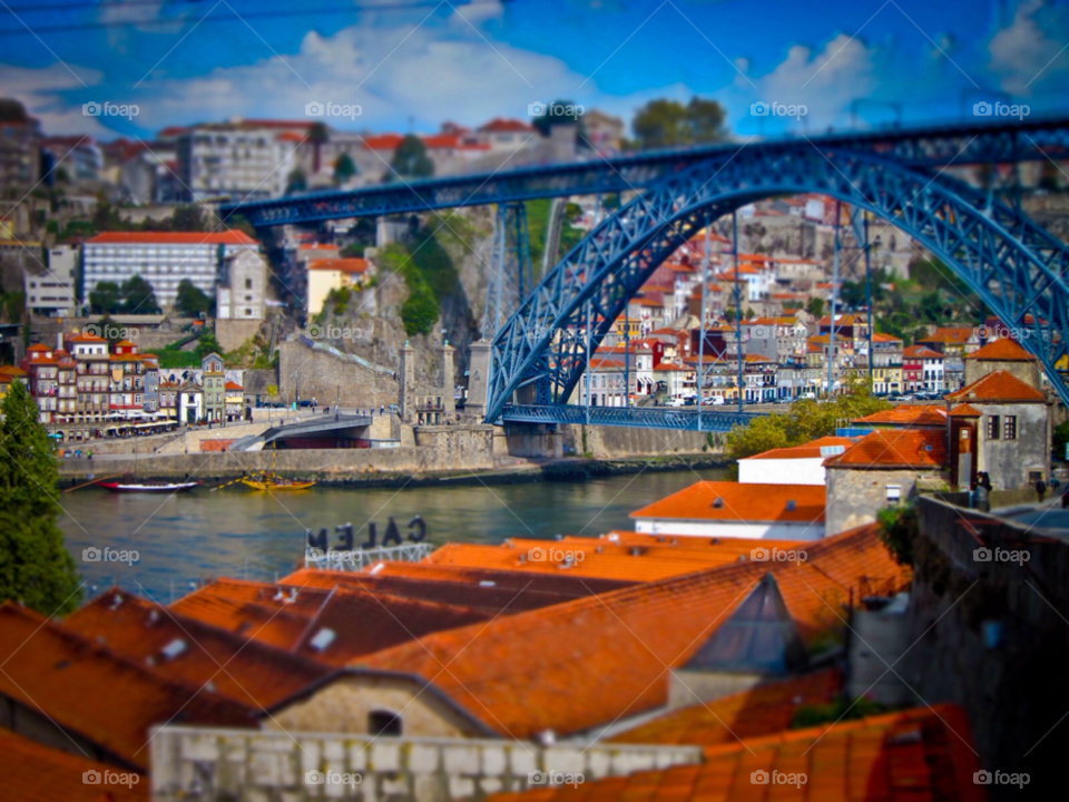 porto. portugal bridge portugal eiffel by ponchokid